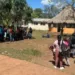 Los migrantes centroamericanos estaban retenidos en este rancho.
