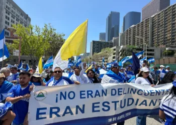 Exiliados marchan en EEUU conmemorando masacres de abril de 2018 en Nicaragua