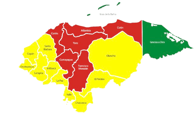 Gobierno de Honduras extiende la alerta roja