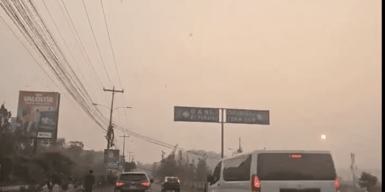 Tegucigalpa ahogada por una contaminación sin precedentes
