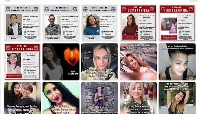 Aumentan los reportes de desapariciones en Costa Rica: 400 mujeres en 2024