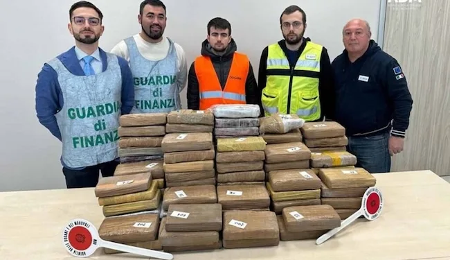 Incautan en Italia cocaína enviada desde Nicaragua y oculta en café