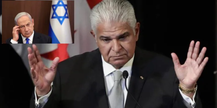 Presidente electo de Panamá conversa con el cuestionado primer ministro israelí