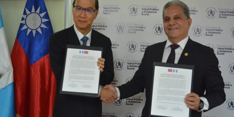 Taiwán financiará proyecto de salud mental preventiva impulsado por gobierno de Guatemala
