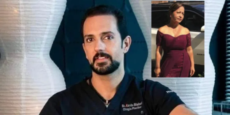 Kevin Malouf, médico guatemalteco, y su víctima de homicidio, Floridalma Roque.