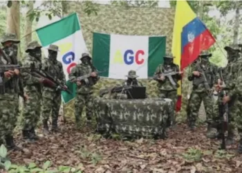 Imagen de archivo de la banda narcoparamilitar colombiana Clan del Golfo.