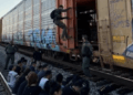 Patrulla fronteriza de EEUU rescata a migrantes centroamericanos encerrados en vagón de tren