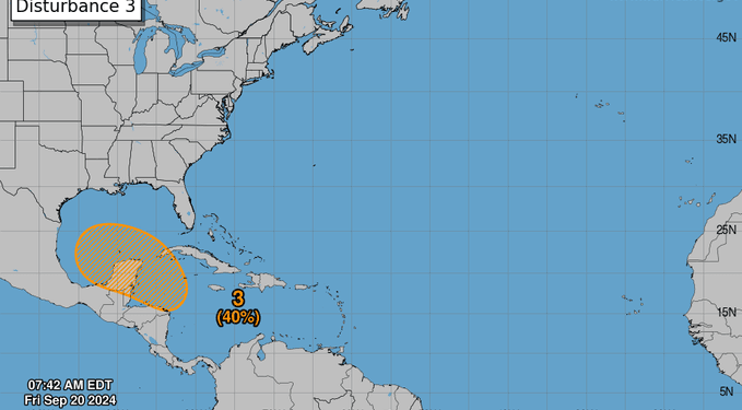 Advierten posible depresión tropical que se formaría en el Atlántico y afectaría a parte de Centroamérica