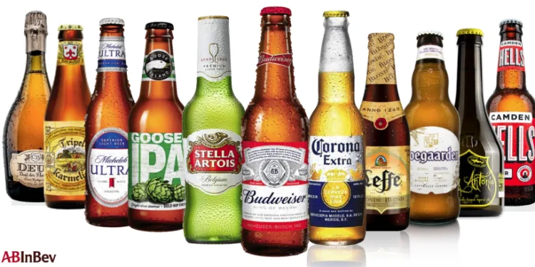 Algunas de las marcas de cerveza de Anheuser-Busch Inbev, que se establece en Panamá.