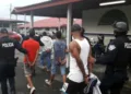 Presuntos delincuentes arrestados en Panamá.