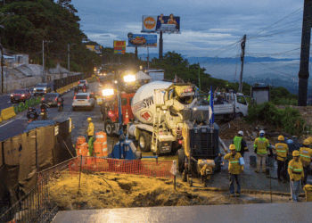 Anuncian cierre de carriles en ruta de ingreso a la capital guatemalteca desde El Salvador
