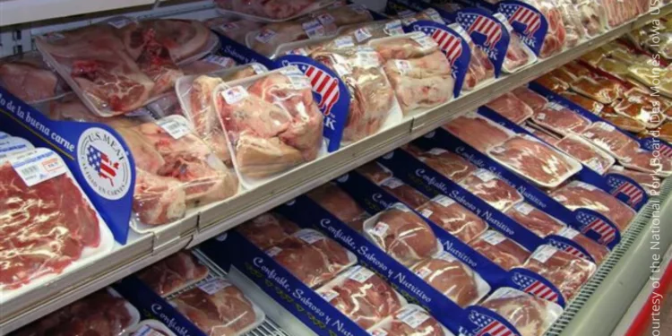 Las importaciones de carne de cerdo de EEUU en Centroamérica alcanzaron un récord de 166,000 toneladas en 2024