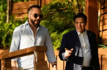 EEUU pagará $6 millones a El Salvador para encarcelar a unos 300 miembros del Tren de Aragua