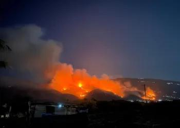 Incendio forestal de gran magnitud afecta municipio del occidente de Guatemala
