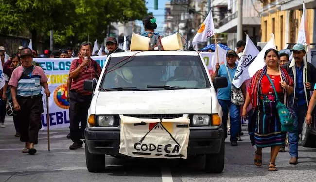 Anuncian jornada de movilizaciones y bloqueos de carreteras en Guatemala para este lunes
