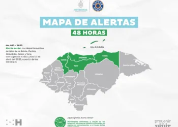 Guatemala y Honduras se preparan para el ingreso de un frente frío con lluvias y vientos intensos