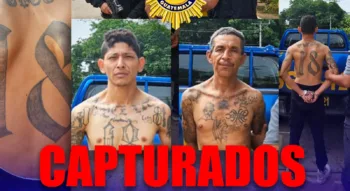 Capturan en Guatemala a dos pandilleros salvadoreños buscados por homicidio y otros delitos