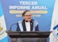 Fiscal general de Guatemala defiende su gestión, rechaza críticas y desafía a rivales en informe anual: “No hay marcha atrás”