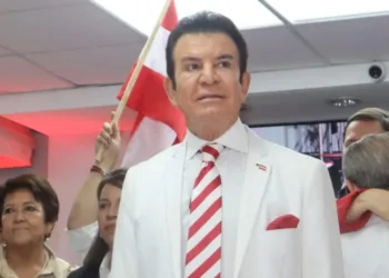 Salvador Nasralla, candidato presidencial del Partido Liberal de Honduras.