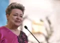 Lucrecia Peinado, primera dama de Guatemala.