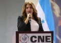 Cossette López, presidenta del Consejo Nacional Electoral (CNE) de Honduras.