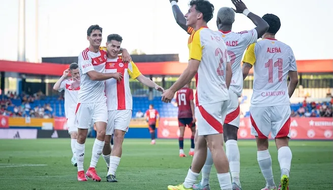 Costa Rica cae 2-0 en juego amistoso ante la selección de Cataluña