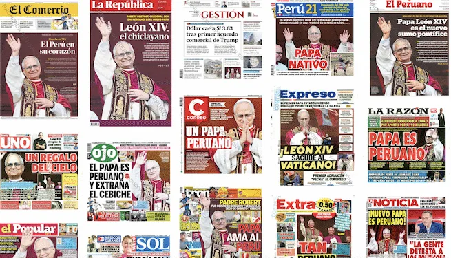 Desde Perú al Vaticano: el viaje vital del nuevo papa