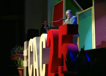 El presidente de Guatemala, Bernardo Arévalo, durante la inauguración del festival literario Centroamérica Cuenta 2025.
