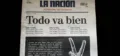 Portada del diario La Nación, Costa Rica, en el Día del Periodista.