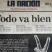 La Nación de Costa Rica dedica su portada a denunciar los ataques de presidente Rodrigo Chaves contra la libertad de prensa