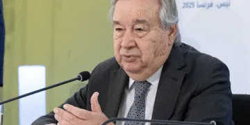 Antonio Guterres, Secretario General de Naciones Unidas.