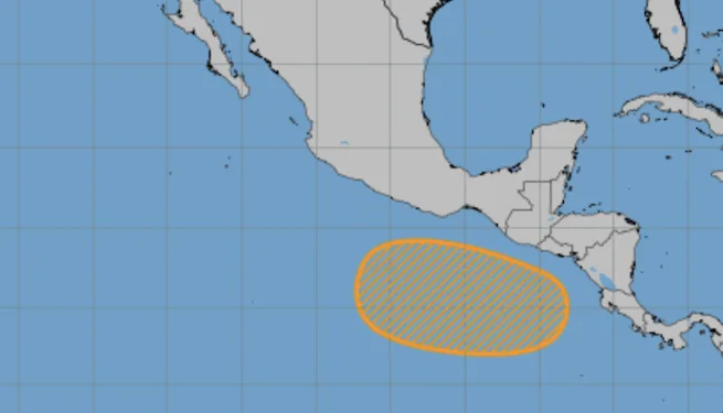 Vigilan posible formación de depresión tropical frente al pacífico centroamericano