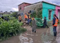 Inundaciones en el barrio Santo Tomás, Santa Cruz Verapaz, Alta Verapaz, Guatemala. Foto Conred