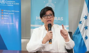 Carla Paredes, ministra de Salud de Honduras.