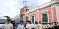 Allanamiento al Tribunal Supremo Electoral (TSE) de Guatemala (imagen tomada de Prensa Comunitaria).
