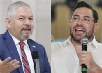 Enrique Reina y Jorge Cálix, políticos hondureños (imagen tomada de redes sociales).