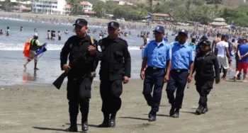 Policías de la dictadura de Nicaragua.