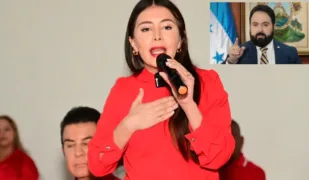 La diputada Iroshka Elvir salió en defensa de su esposo, Salvador Nasralla, candidato presidencial liberal en Honduras, y atacó a Luis Redondo, presidente del Congreso nacional.