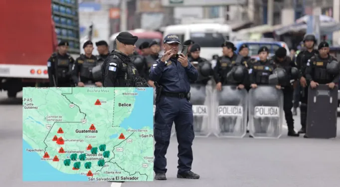 Gobierno de Guatemala informa liberación total de bloqueos realizados por sindicatos docentes y sanitarios