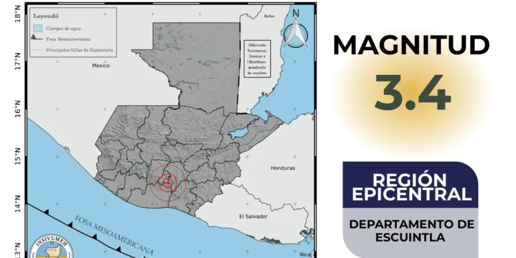 Más de mil réplicas tras el temblor del 8 de julio: Mantienen vigilancia sísmica en tres departamentos de Guatemala