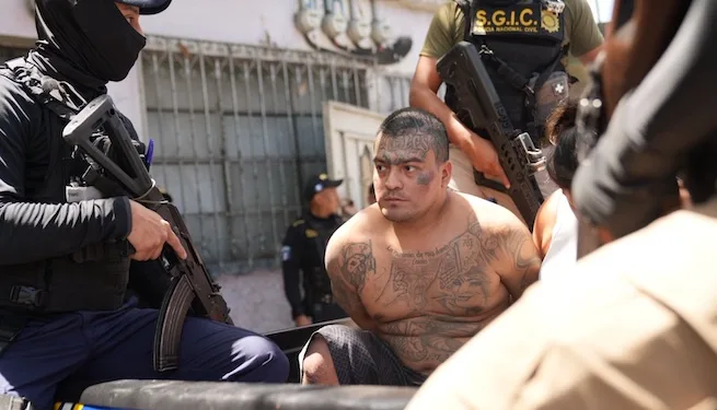 Capturan en Guatemala a pandillero “Polvorín”, uno de los 100 más buscados de El Salvador