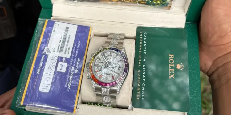 Decomisan reloj Rolex valorado en más de 16 mil dólares en operativo en prisión Pavón Guatemala