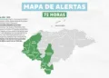 Honduras emite alerta verde por intensas lluvias en nueve departamentos