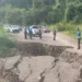 Colapsa carretera por fuertes lluvias en la zona occidental de Honduras
