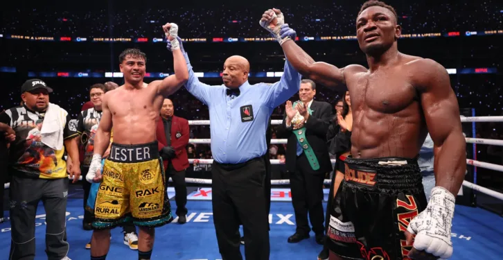 Guatemalteco Lester Martínez empata con Christian Mbilli en Las Vegas y mantiene su invicto