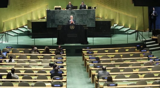 Miembros de la ONU boicotean a primer ministro israelí durante discurso desafiante sobre Palestina