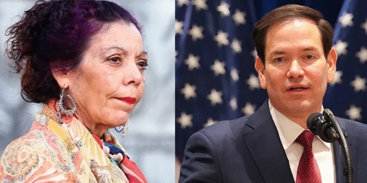 La codictadora nicaragüense Rosario Murillo arremete contra EE.UU. y Marco Rubio
