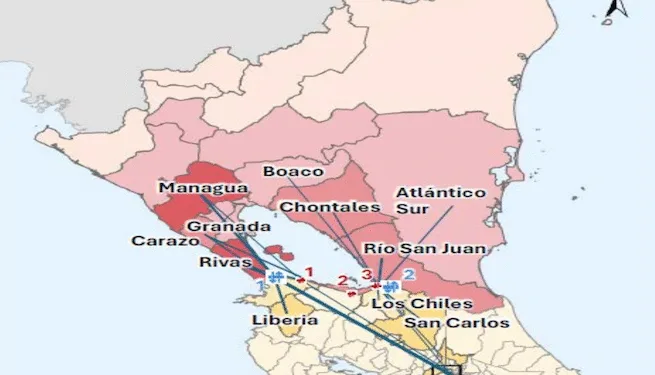 Aumenta flujo migratorio de nicaragüenses hacia Costa Rica en 2025