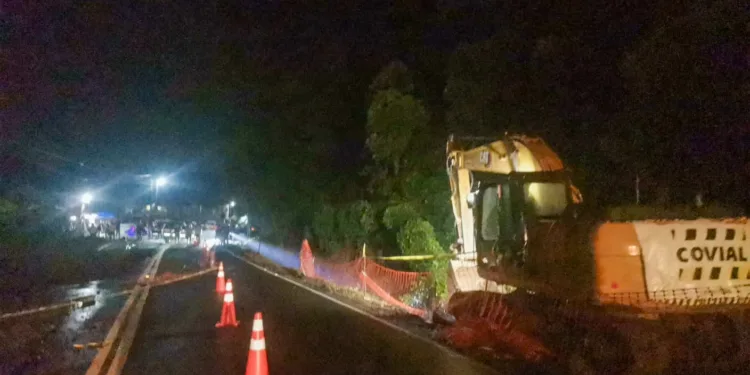 Nuevo colapso vial en Guatemala: cerrado el paso en la ruta entre  Quetzaltenango y Retalhuleu por hundimiento en el kilómetro 194