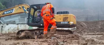 Guatemala: Suspenden búsqueda del hombre soterrado por derrumbe en ruta a El Salvador